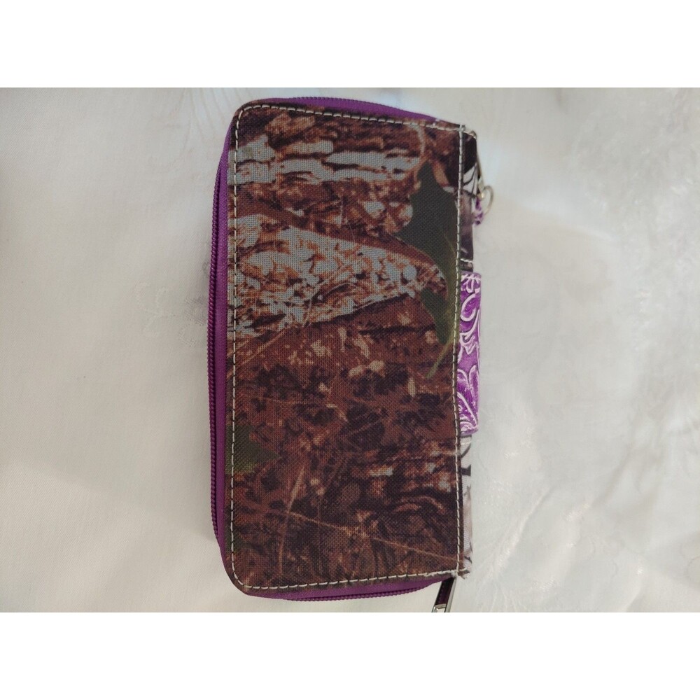 Cowgirl Trendy  Concealed Carry Purse with Wallet and Ammo Pouch Silver Sparkly - Picture 6 of 11
